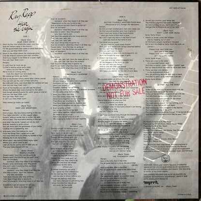 Hear The Cryin' - secondary