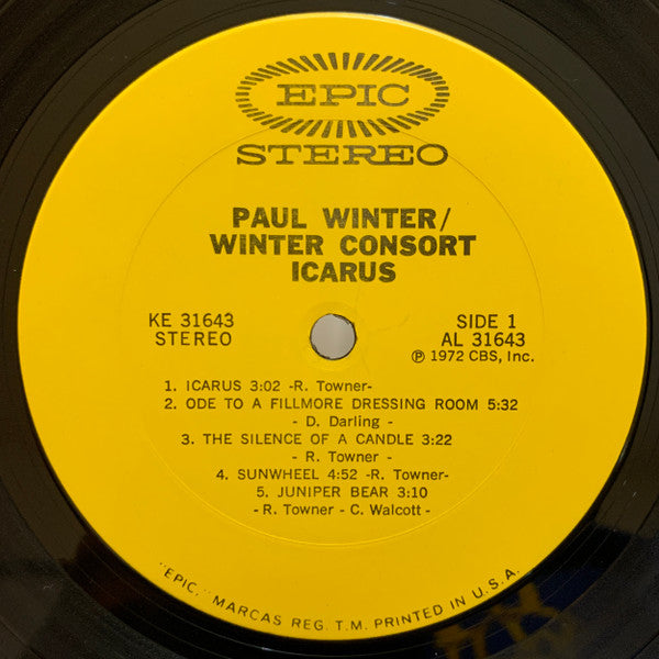 Paul Winter, The Winter Consort - Icarus