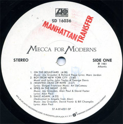Mecca For Moderns - secondary