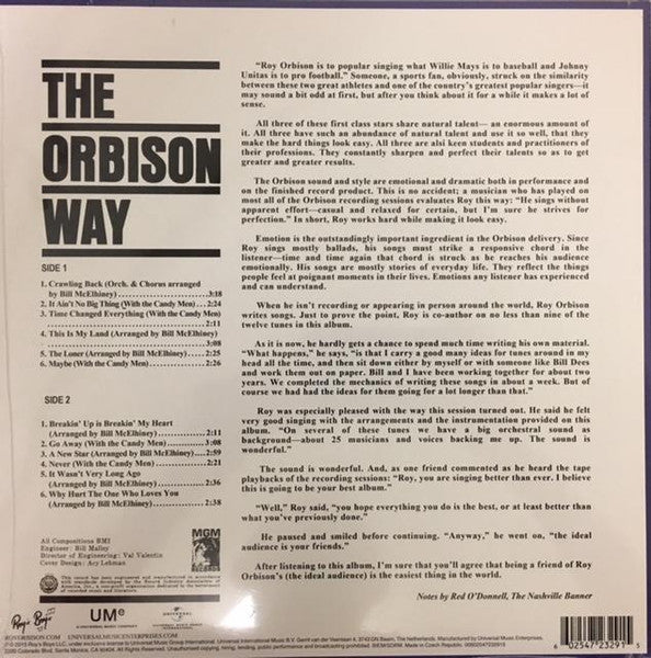 The Orbison Way - secondary
