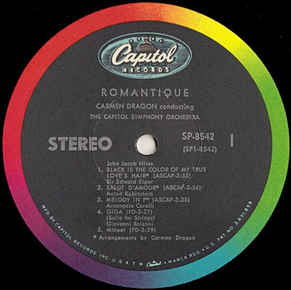Carmen Dragon, Capitol Symphony Orchestra - Romantique