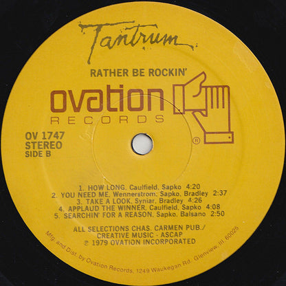 Rather Be Rockin' - secondary