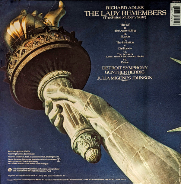 Richard Adler - The Lady Remembers (The Statue of Liberty Suite)