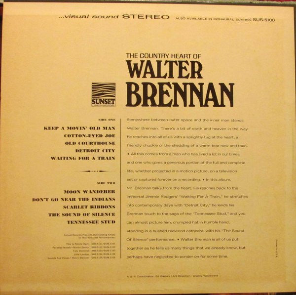 The Country Heart Of Walter Brennan - secondary