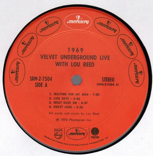 1969 Velvet Underground Live With Lou Reed - secondary