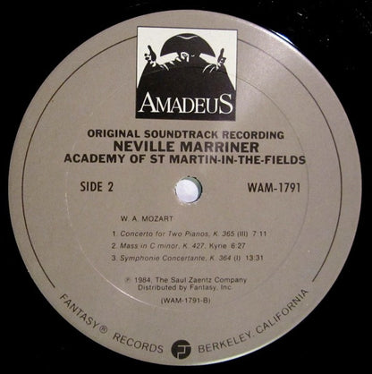 Sir Neville Marriner, The Academy Of St. Martin-in-the-Fields - Amadeus (Original Soundtrack Recording)