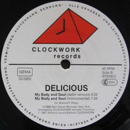 12" Single: Delicious - My Body And Soul