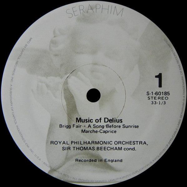 Frederick Delius, Sir Thomas Beecham, Royal Philharmonic Orchestra - Music Of Delius