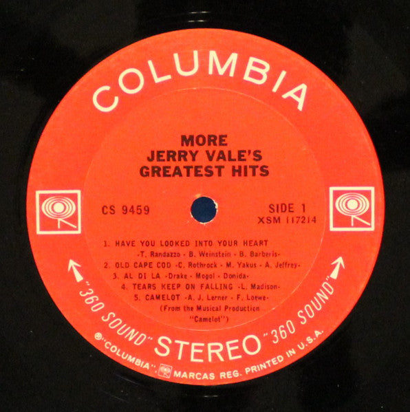 More Jerry Vale's Greatest Hits - secondary