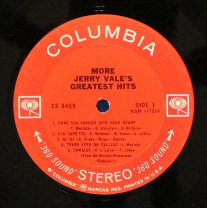 More Jerry Vale's Greatest Hits - secondary