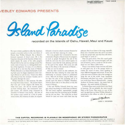 Webley Edwards Presents Island Paradise - secondary