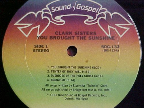 You Brought The Sunshine - secondary