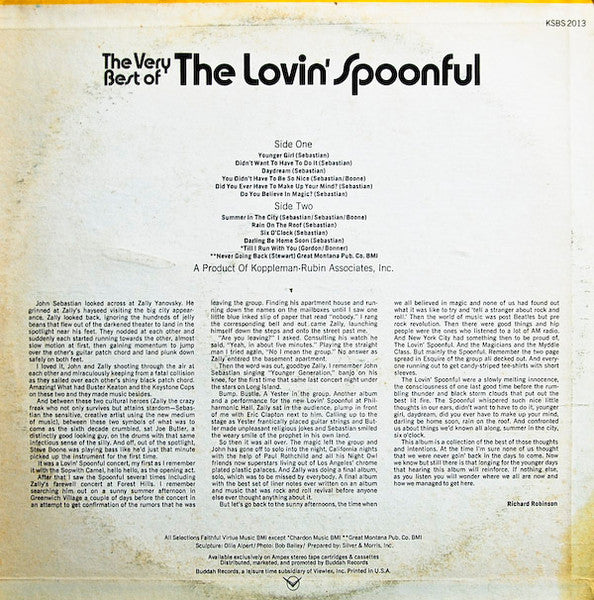 The Very Best Of The Lovin' Spoonful - secondary