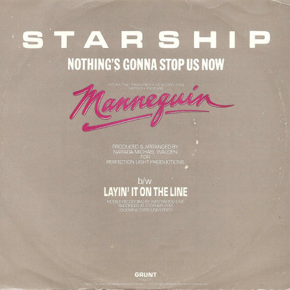Nothing's Gonna Stop Us Now  - secondary