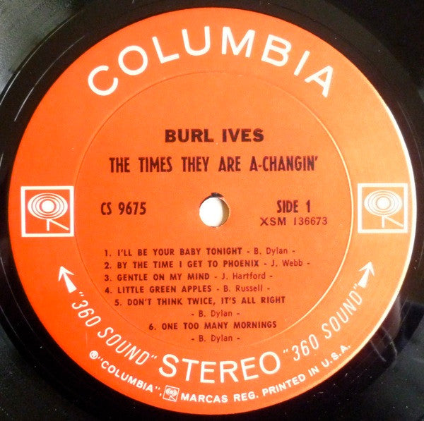 Burl Ives - The Times They Are A-Changin'