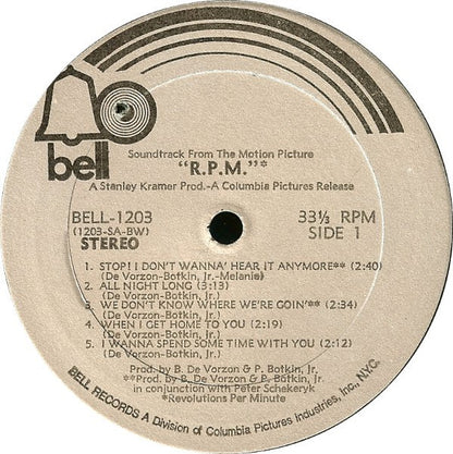 R.P.M. (The Original Motion Picture Soundtrack) - secondary