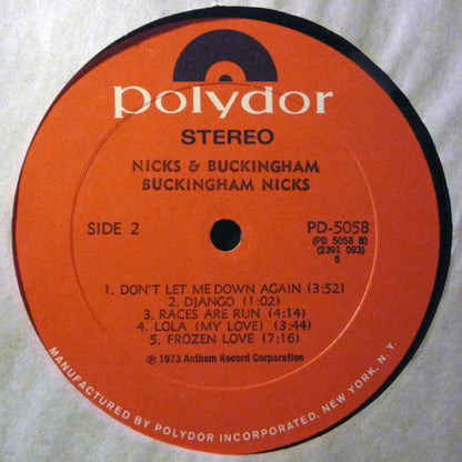 Buckingham Nicks - secondary