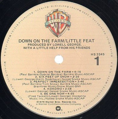 Little Feat - Down On The Farm