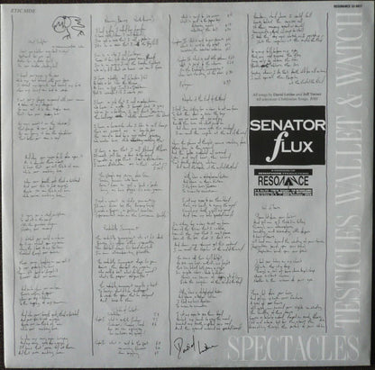 Senator Flux - Spectacles Testicles Wallet & Watch