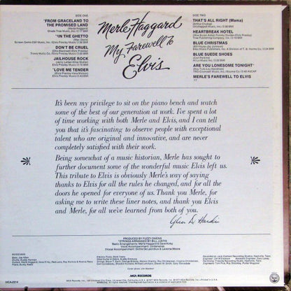 My Farewell To Elvis - secondary