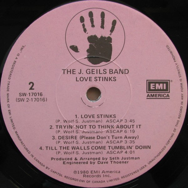 The J. Geils Band - Love Stinks