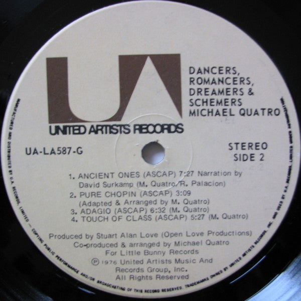 Dancers, Romancers, Dreamers & Schemers - secondary