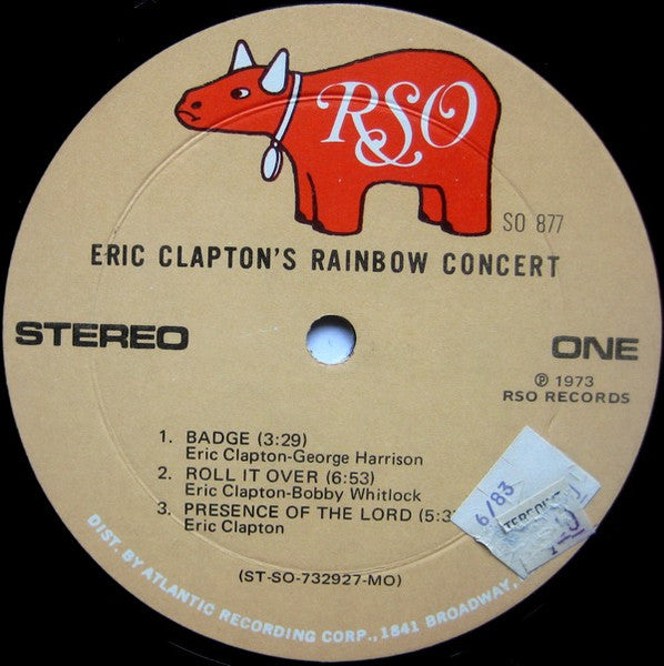 Eric Clapton - Eric Clapton's Rainbow Concert – Five Buck Bin