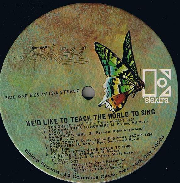 We'd Like To Teach The World To Sing - secondary