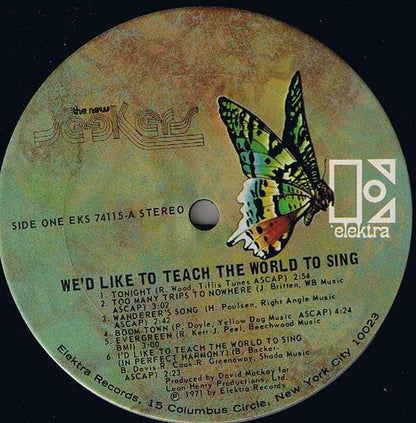 We'd Like To Teach The World To Sing - secondary