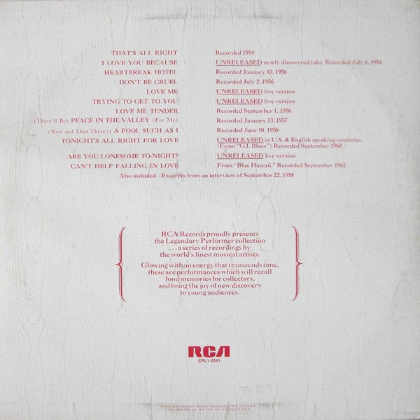 A Legendary Performer - Volume 1 - secondary