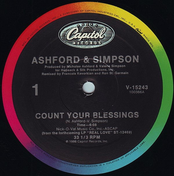 12": Ashford & Simpson - Count Your Blessings