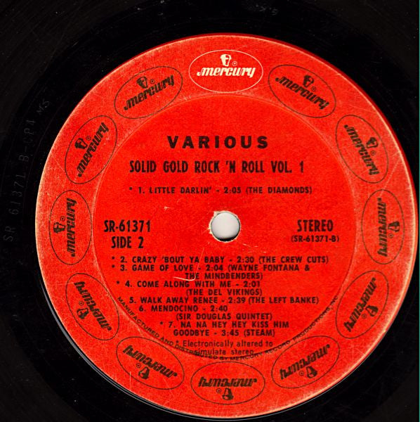 Solid Gold Rock 'N' Roll Volume 1 - secondary
