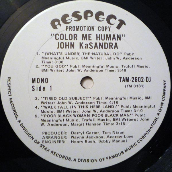 John KaSandra - Color Me Human