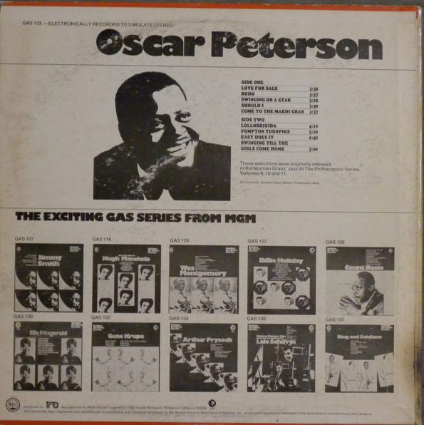 Oscar Peterson - secondary