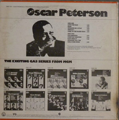 Oscar Peterson - secondary