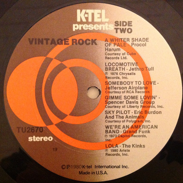 Vintage Rock - secondary