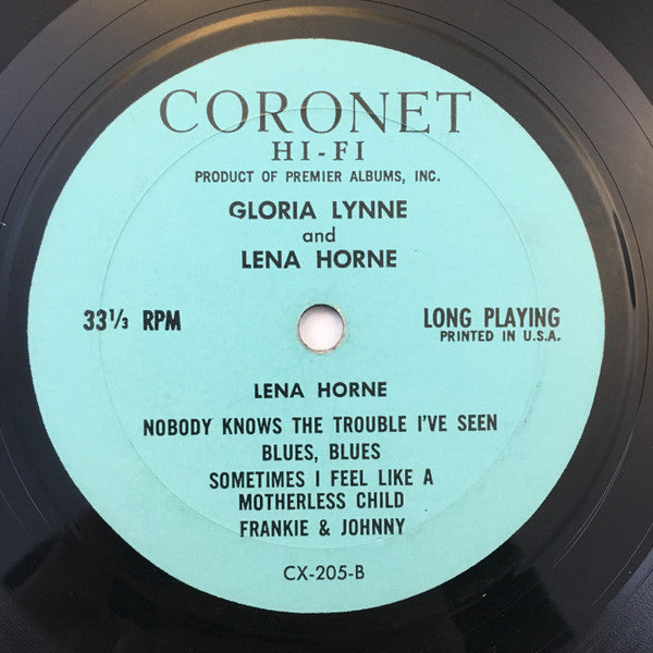 Gloria Lynne, Lena Horne - Gloria Lynne & Lena Horne