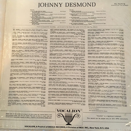 Johnny Desmond - secondary