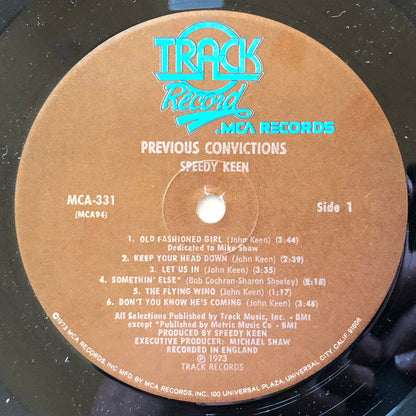 Previous Convictions - secondary