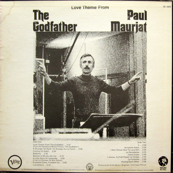 Love Theme From The Godfather - secondary