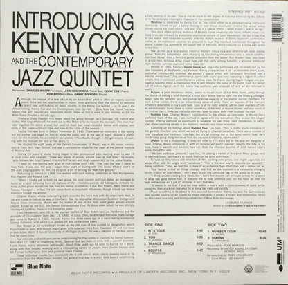 Introducing Kenny Cox And The Contemporary Jazz Quintet - secondary