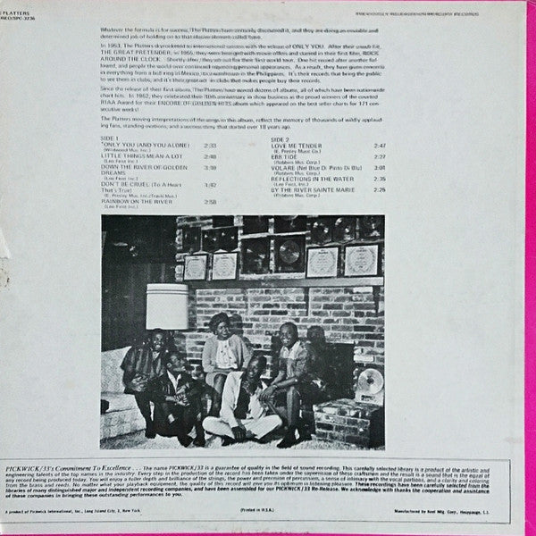 Super Hits Of The Platters - secondary