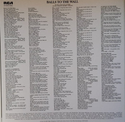 Balls To The Wall - secondary