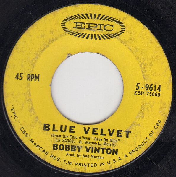 Blue Velvet / Is There A Place (Where I Can Go) - secondary