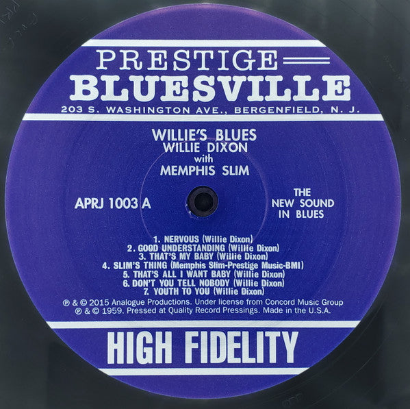 Willie's Blues - secondary