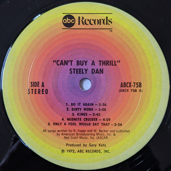 Can't Buy A Thrill - secondary