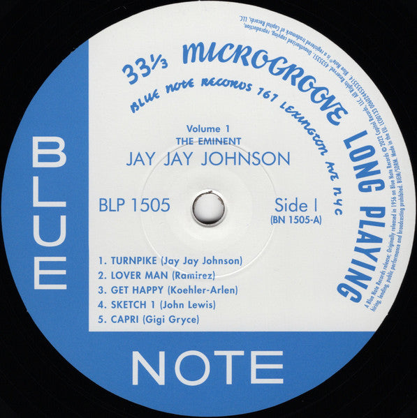 The Eminent Jay Jay Johnson Volume 1 - secondary