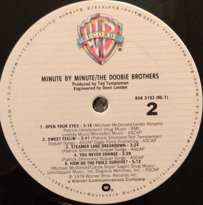 Minute By Minute - secondary