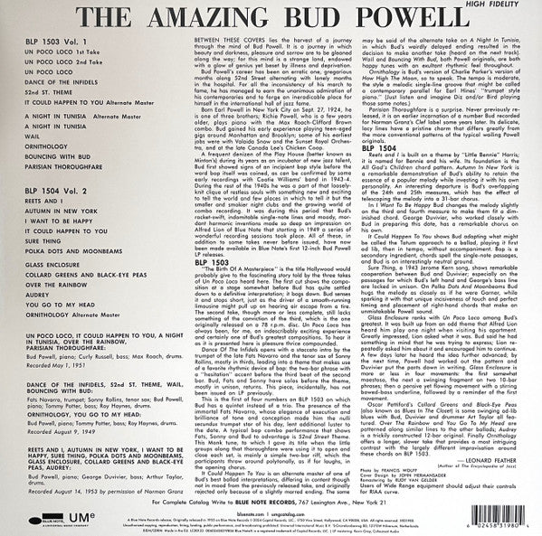 The Amazing Bud Powell (Volume 1) - secondary