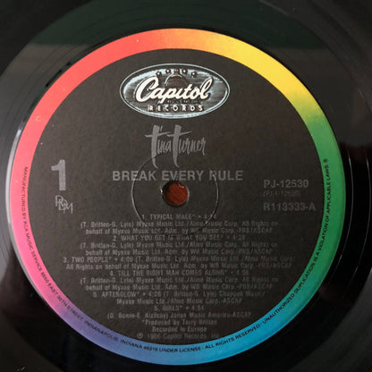 Break Every Rule - secondary